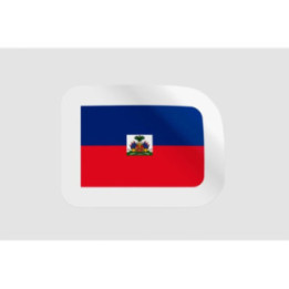 Haiti Flag Style 3 - DecalsHouse