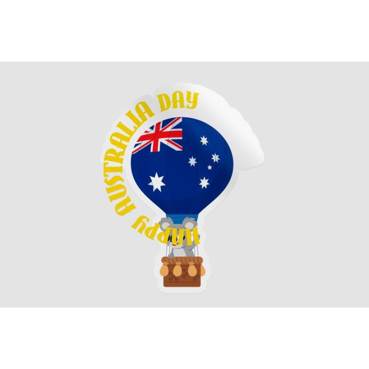 Happy Australia Day Style 102 Sticker - DecalsHouse