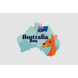 Happy Australia Day Style 105 Sticker - DecalsHouse
