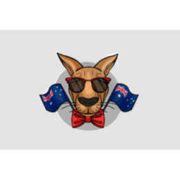 Happy Australia Day Style 108 Sticker - DecalsHouse
