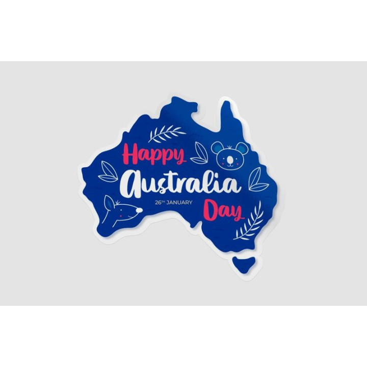 Happy Australia Day Style 117 Sticker - DecalsHouse
