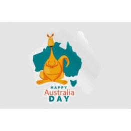 Happy Australia Day Style 122 Sticker - DecalsHouse