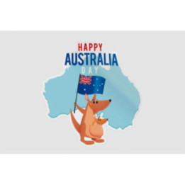 Happy Australia Day Style 129 Sticker - DecalsHouse