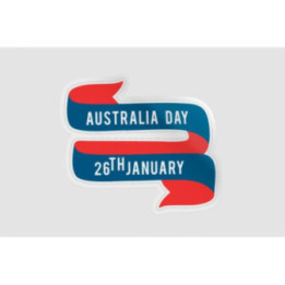 Happy Australia Day Style 131 Sticker - DecalsHouse