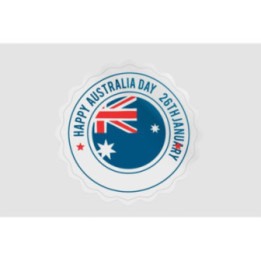 Happy Australia Day Style 132 Sticker - DecalsHouse