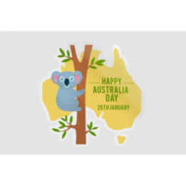 Happy Australia Day Style 134 Sticker - DecalsHouse