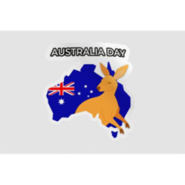 Happy Australia Day Style 136 Sticker - DecalsHouse