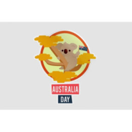 Happy Australia Day Style 137 Sticker - DecalsHouse
