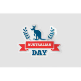 Happy Australia Day Style 141 Sticker - DecalsHouse