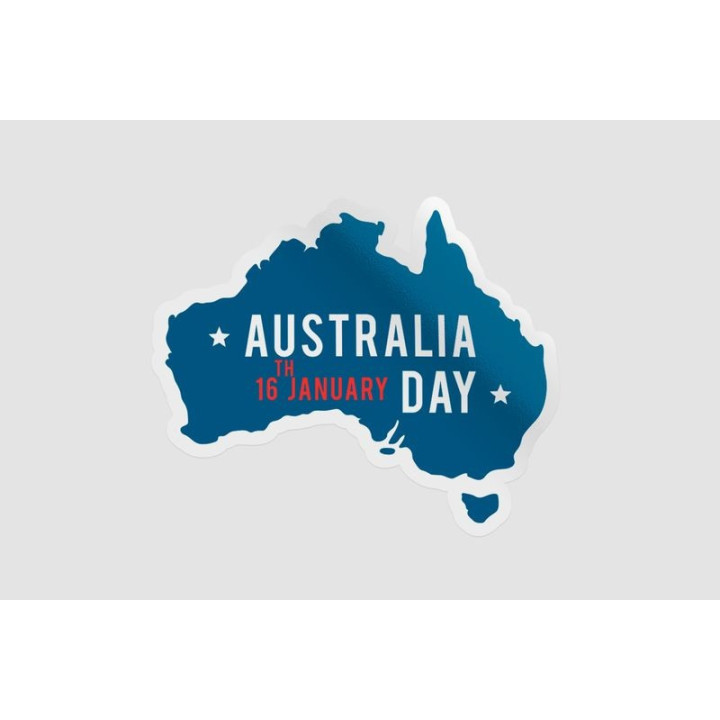 Happy Australia Day Style 143 Sticker - DecalsHouse
