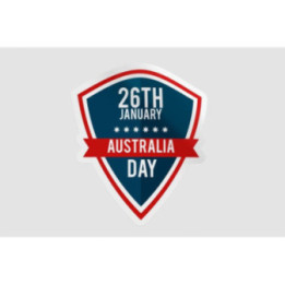 Happy Australia Day Style 145 Sticker - DecalsHouse