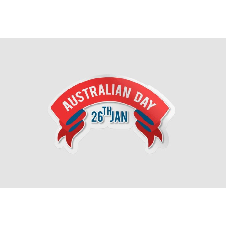 Happy Australia Day Style 150 Sticker - DecalsHouse