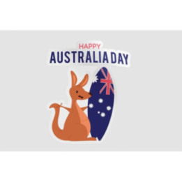 Happy Australia Day Style 154 Sticker - DecalsHouse