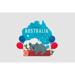 Happy Australia Day Style 156 Sticker - DecalsHouse