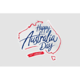 Happy Australia Day Style 157 Sticker - DecalsHouse