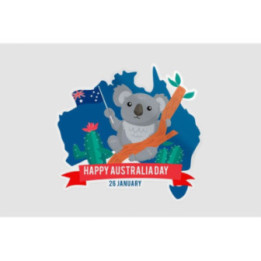 Happy Australia Day Style 158 Sticker - DecalsHouse