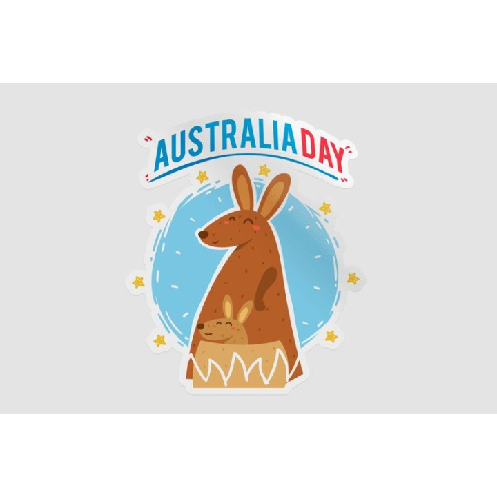 Happy Australia Day Style 160 Sticker - DecalsHouse
