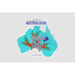 Happy Australia Day Style 163 Sticker - DecalsHouse