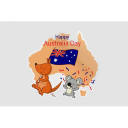 Happy Australia Day Style 167 Sticker - DecalsHouse
