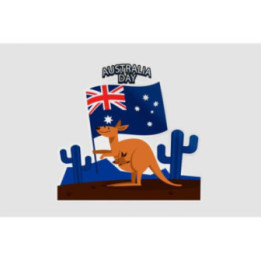 Happy Australia Day Style 170 Sticker - DecalsHouse