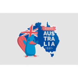 Happy Australia Day Style 179 Sticker - DecalsHouse