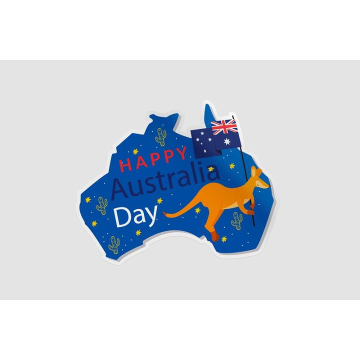 Happy Australia Day Style 185 Sticker - DecalsHouse