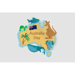 Happy Australia Day Style 186 Sticker - DecalsHouse