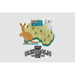 Happy Australia Day Style 192 Sticker - DecalsHouse