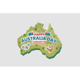 Happy Australia Day Style 193 Sticker - DecalsHouse