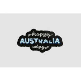 Happy Australia Day Style 2 Sticker - DecalsHouse
