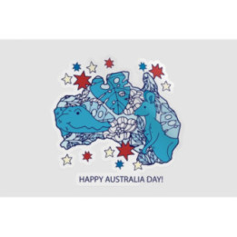 Happy Australia Day Style 202 Sticker - DecalsHouse