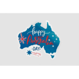 Happy Australia Day Style 206 Sticker - DecalsHouse