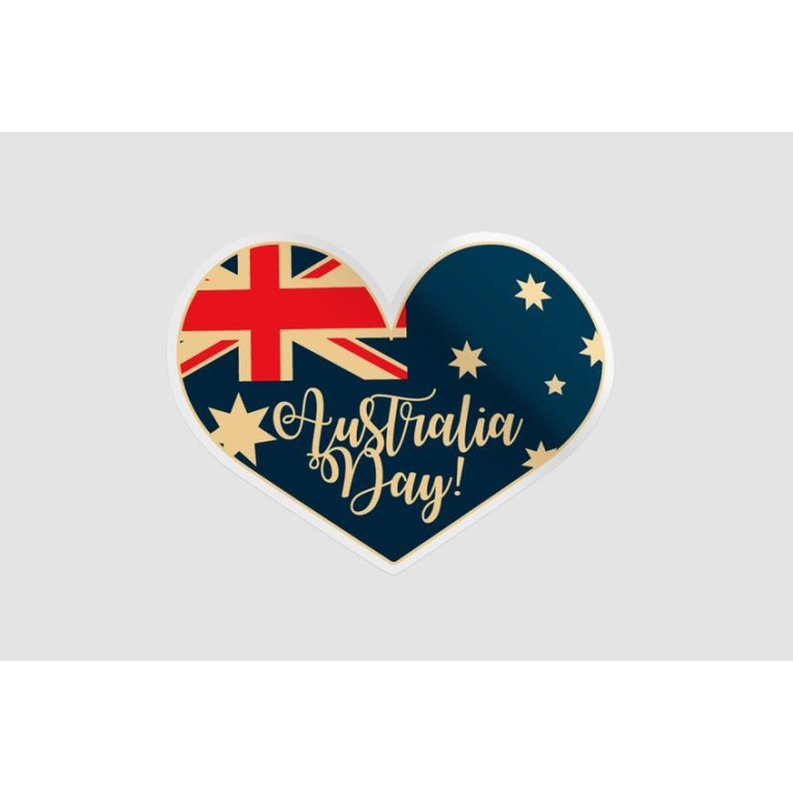 Happy Australia Day Style 212 Sticker - DecalsHouse