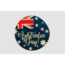 Happy Australia Day Style 213 Sticker - DecalsHouse