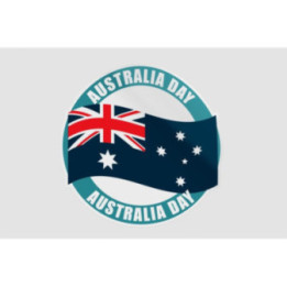 Happy Australia Day Style 214 Sticker - DecalsHouse
