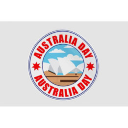 Happy Australia Day Style 225 Sticker - DecalsHouse