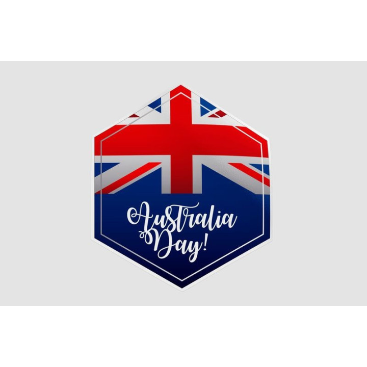 Happy Australia Day Style 226 Sticker - DecalsHouse
