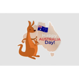 Happy Australia Day Style 23 Sticker - DecalsHouse