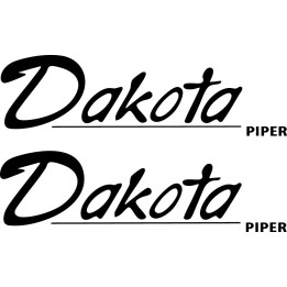 Piper Dakota Stickers – PA-28-236 Aviation Decals (2-Pack)
