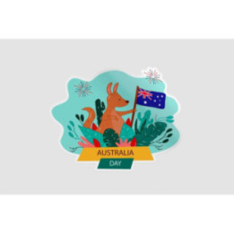 Happy Australia Day Style 236 Sticker - DecalsHouse