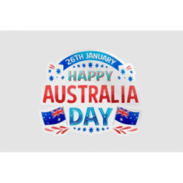 Happy Australia Day Style 237 Sticker - DecalsHouse
