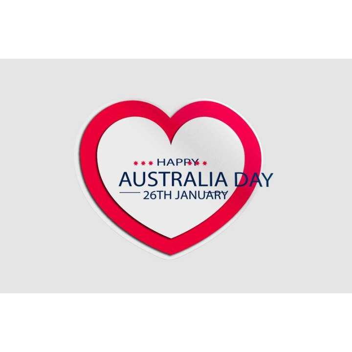 Happy Australia Day Style 255 Sticker - DecalsHouse