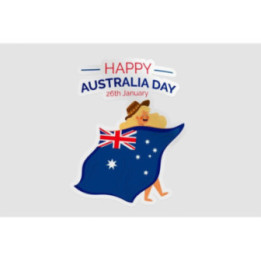 Happy Australia Day Style 262 Sticker - DecalsHouse