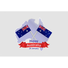 Happy Australia Day Style 266 Sticker - DecalsHouse