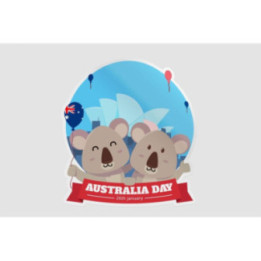 Happy Australia Day Style 270 Sticker - DecalsHouse