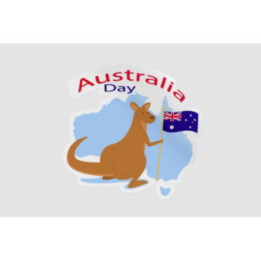 Happy Australia Day Style 272 Sticker - DecalsHouse