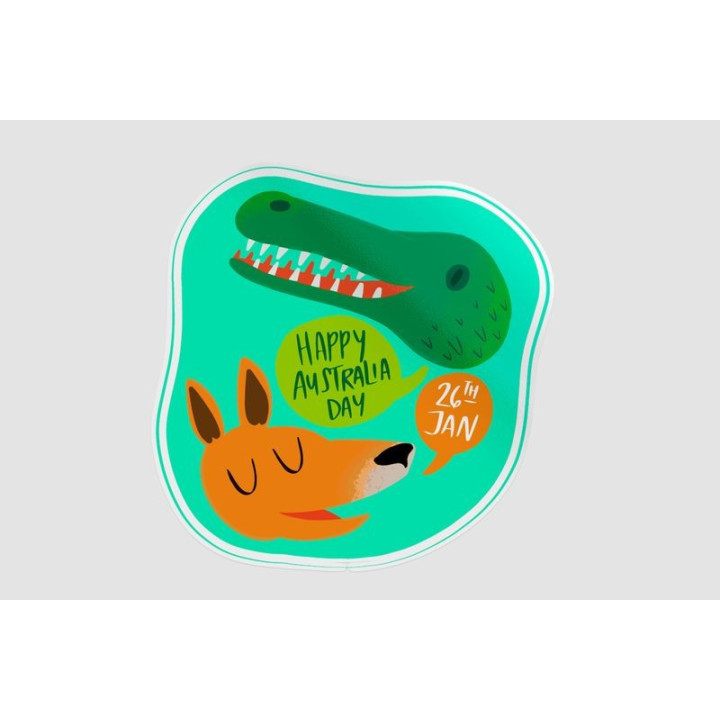 Happy Australia Day Style 273 Sticker - DecalsHouse