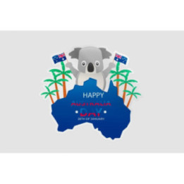 Happy Australia Day Style 274 Sticker - DecalsHouse