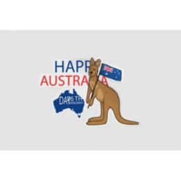 Happy Australia Day Style 276 Sticker - DecalsHouse