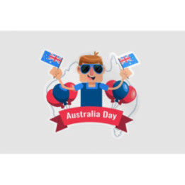 Happy Australia Day Style 287 Sticker - DecalsHouse
